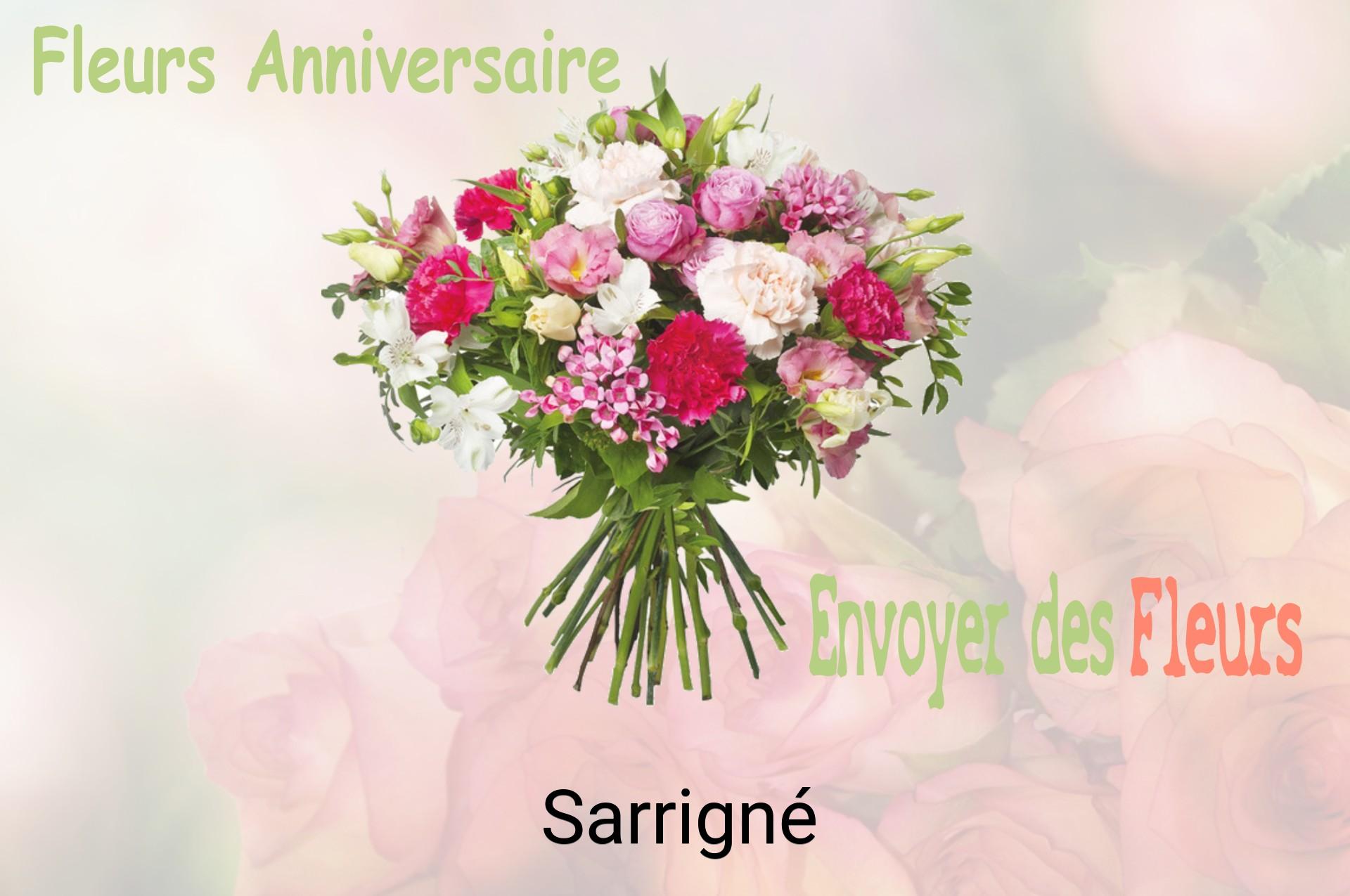 Bouquet de fleurs d’anniversaire livré à Sarrigné