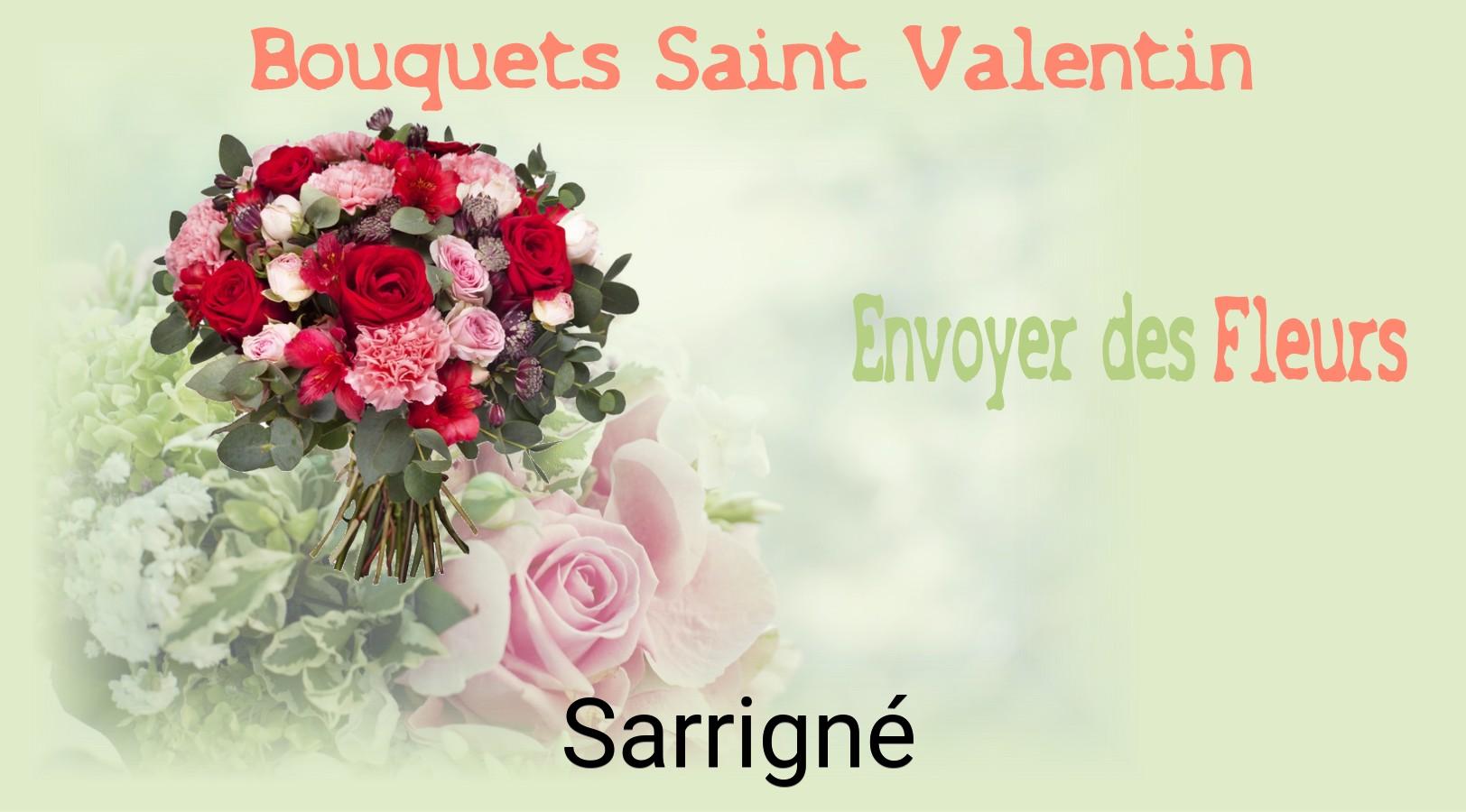Roses de Saint-Valentin livrées à Sarrigné